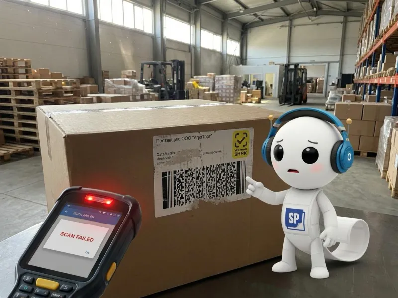 DataMatrix стирается = проблемы на приёмке и в цепочке