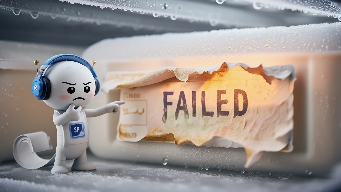 Этикетка FAILED — результат неправильного выбора